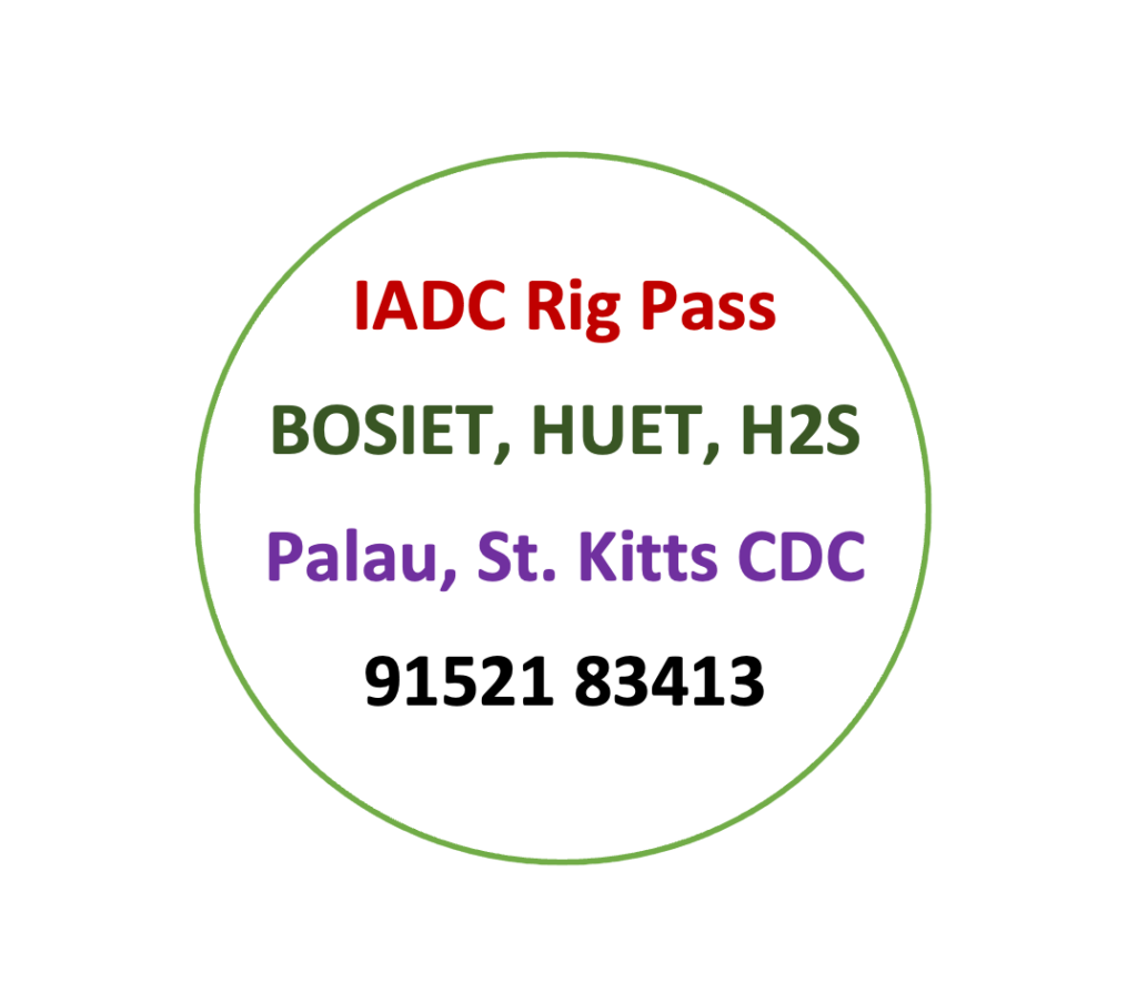 BOSIET RIGPASS PALAU ST KITTS CDC